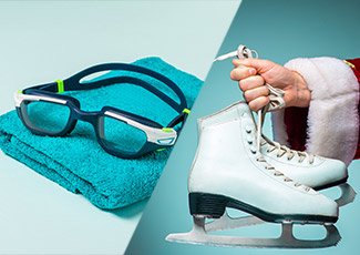 goggles and skates
